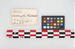 Etikett zu Bronzedoppelösenstift (NHMW-PRAE-026663)